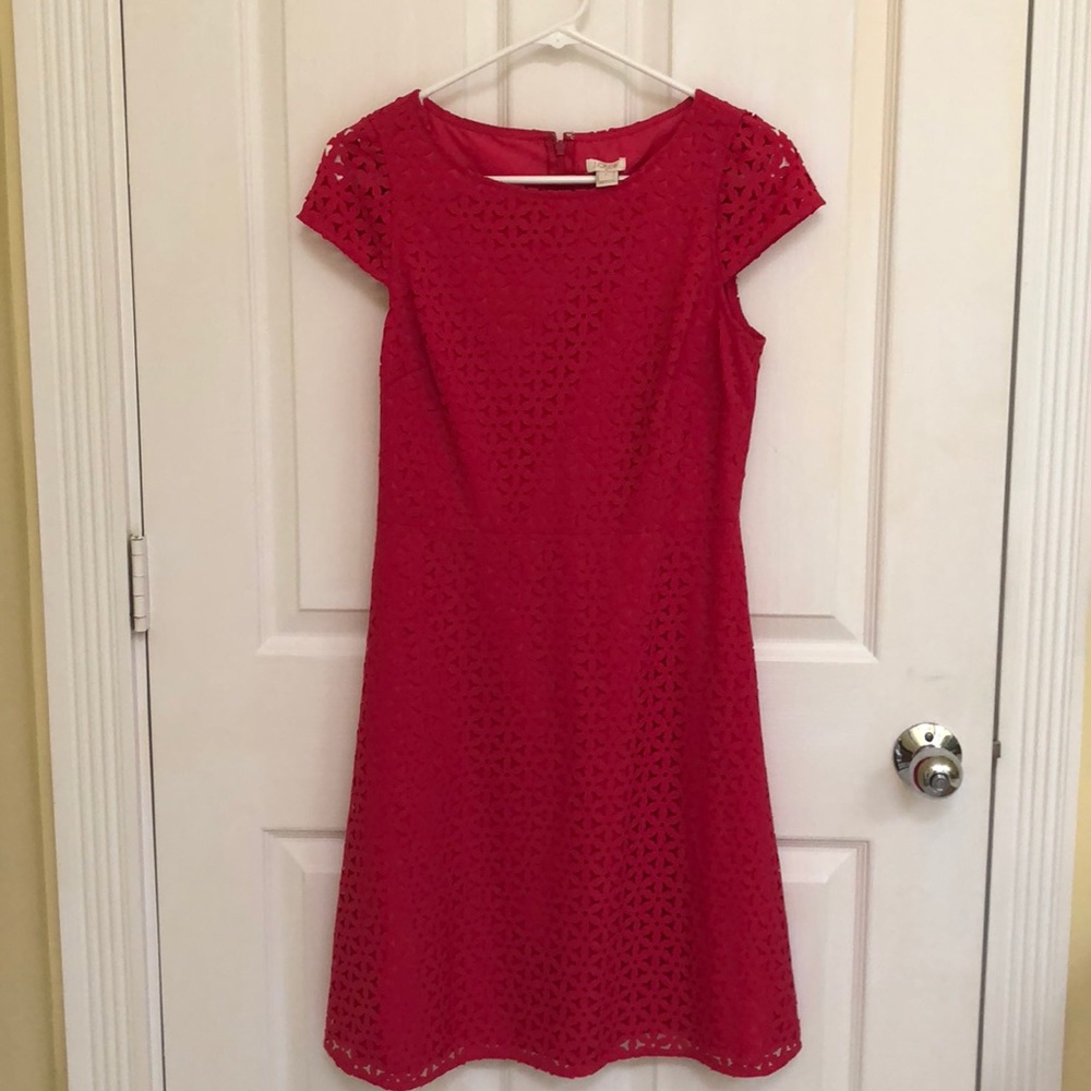 J crew eyelet dress NWT
